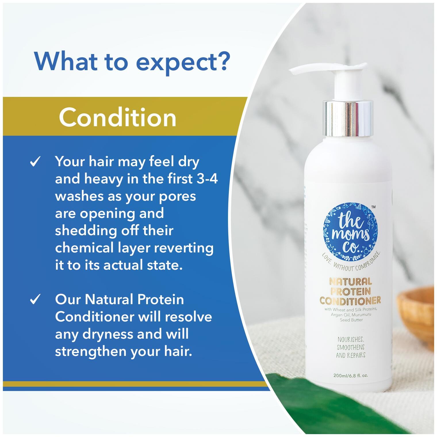 Buy The Moms Co Natural Protein Conditioner 200 Ml Pack Of 1