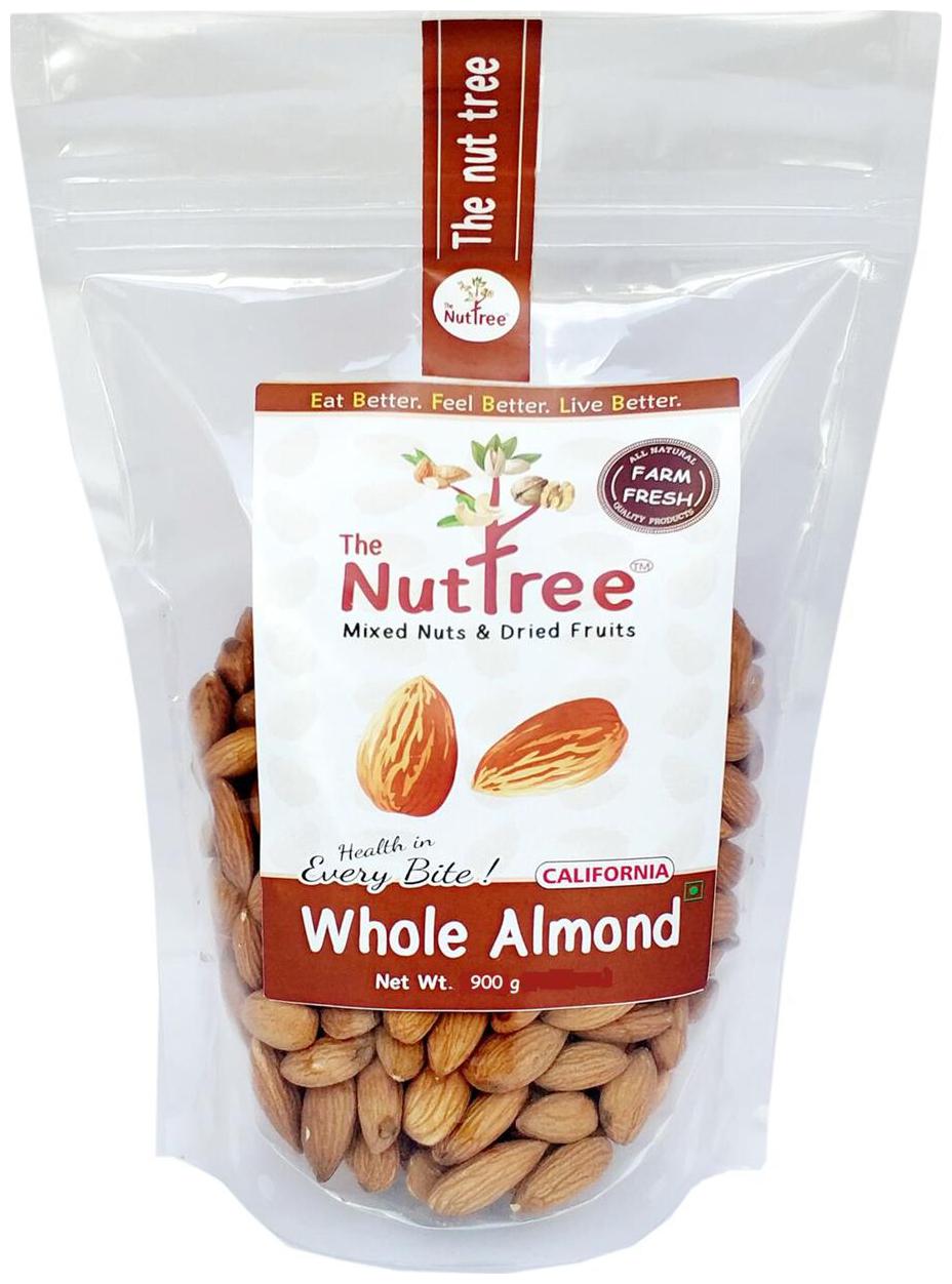 

The Nut Tree California Almond Badam Large Size (900g) 100 Natural Premium Californian Healthy Almond
