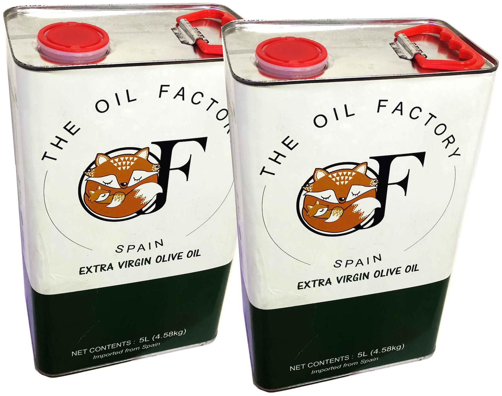 

The Oil Factory Extra Virgin Olive Oil 5 L (Pack of 2)