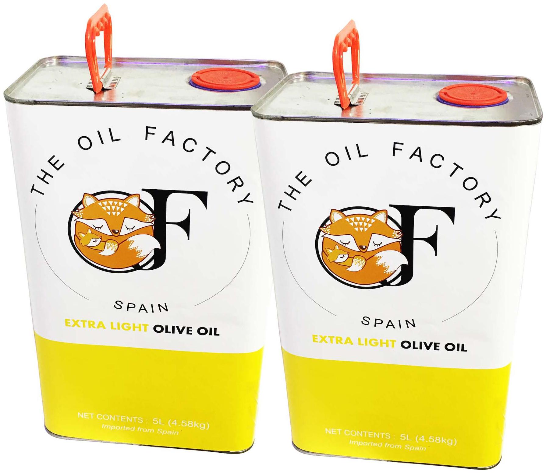

The Oil Factory Extra Light Olive Oil 5 L (Pack of 2)