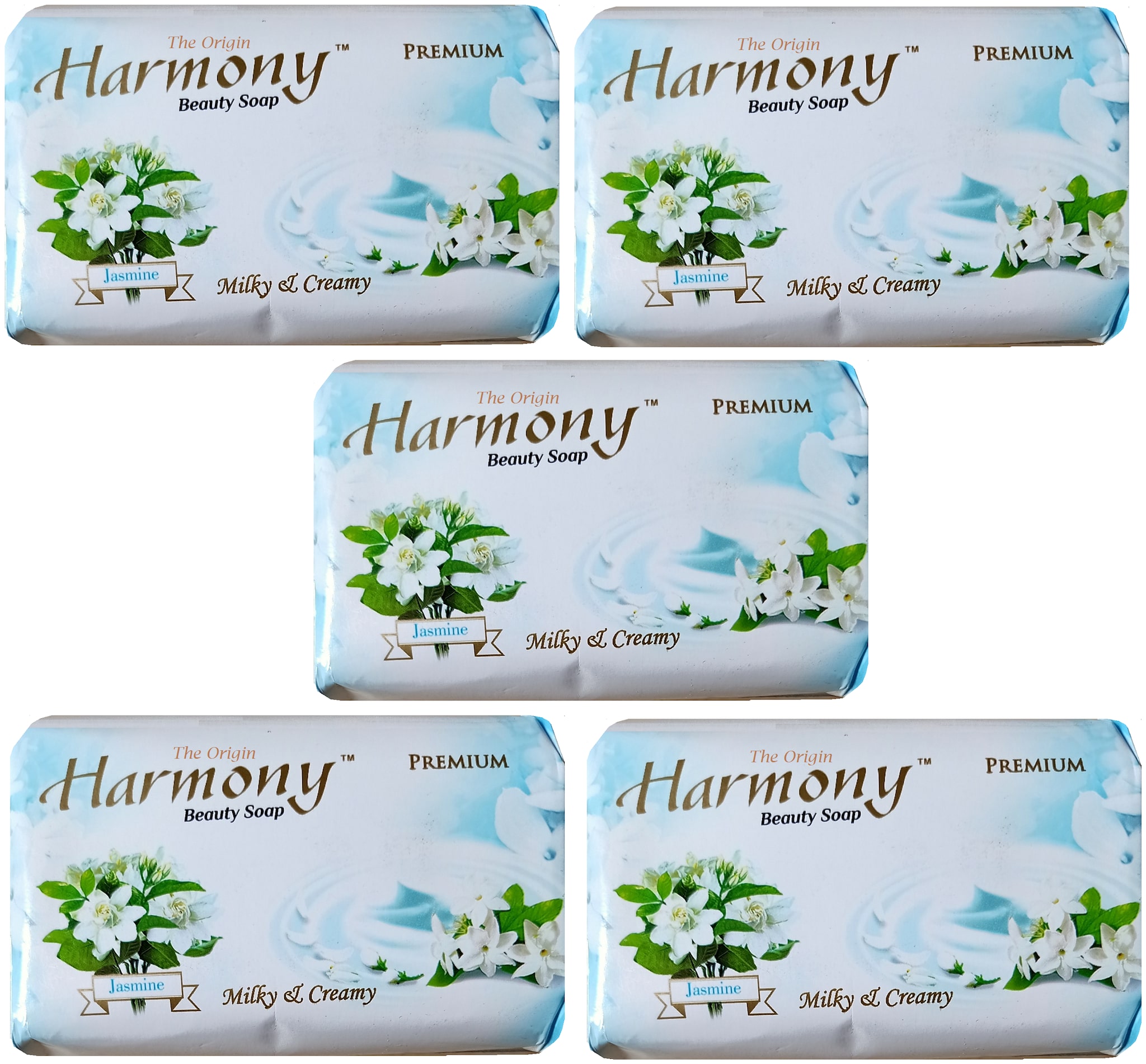 

The Origin Jasmine milky Creamy Premium Soap 90 g ( Pack of 5 )