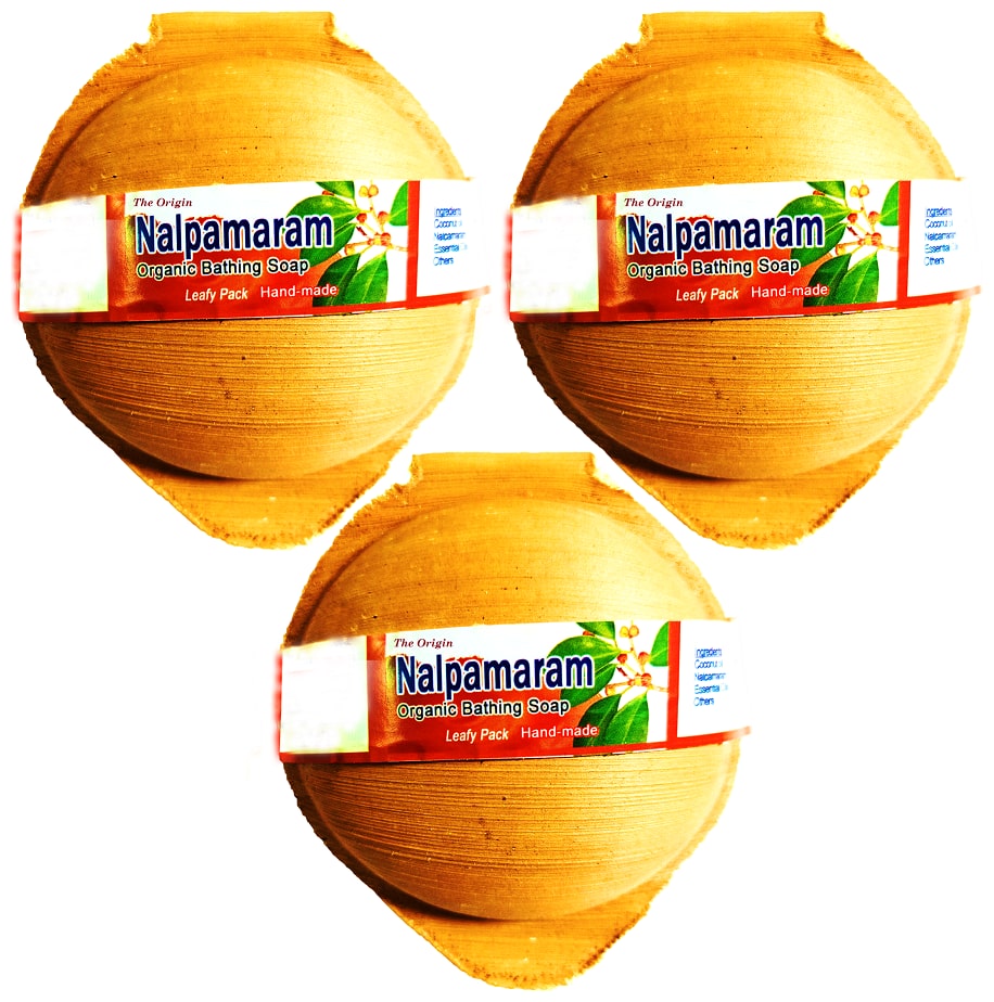 

The Origin Kerala Ayurvedic Nalpamaram Herbal Body Soap 100g (Pack Of 3)