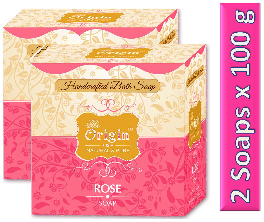 

The Origin Natural Pure Rose Soaps 100g each (Pack of 2)
