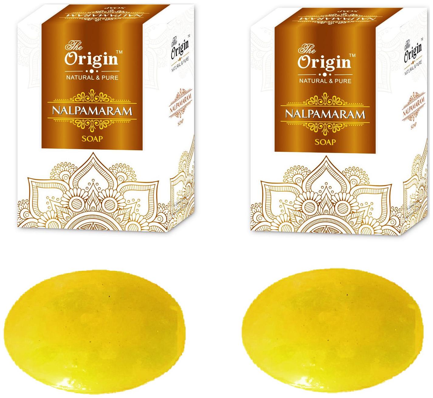 

The origin Natural Pure Nalpamaram Soaps -75 g ( Pack of 2)