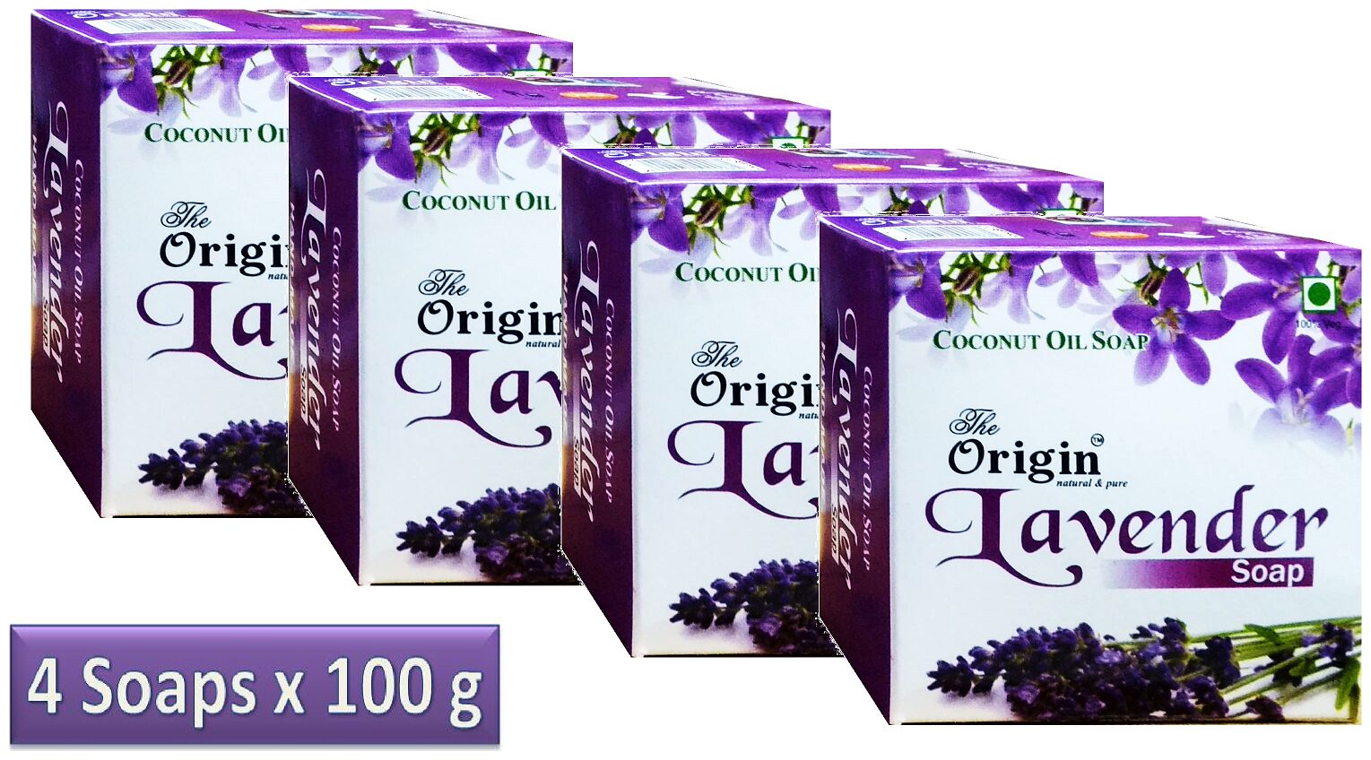 

The Origin Nature Pure Lavender Soaps 100g (Pack of 4)