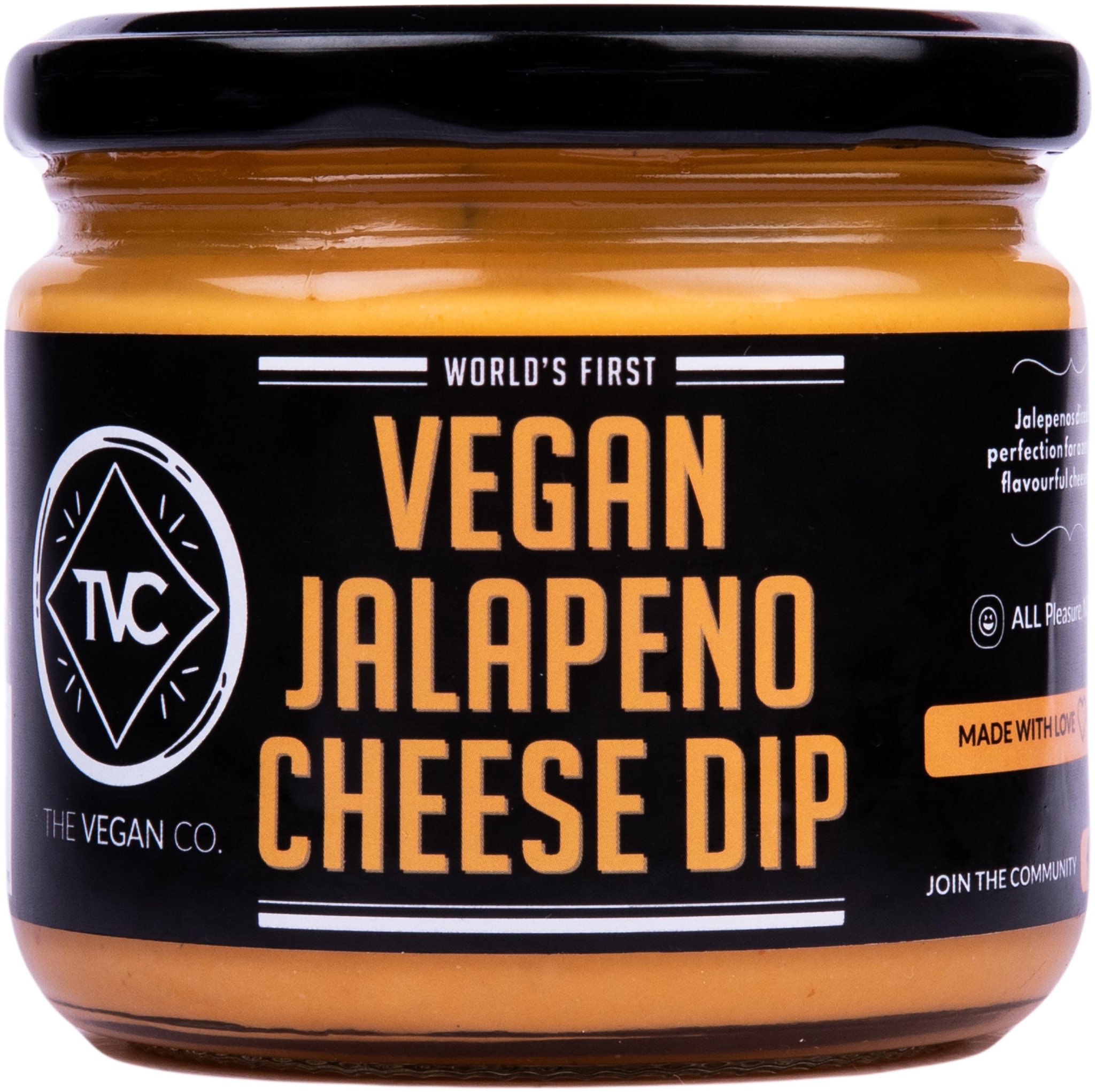 

The Vegan Co s World s First Vegan Jalapeno Cheese Dip 275g
