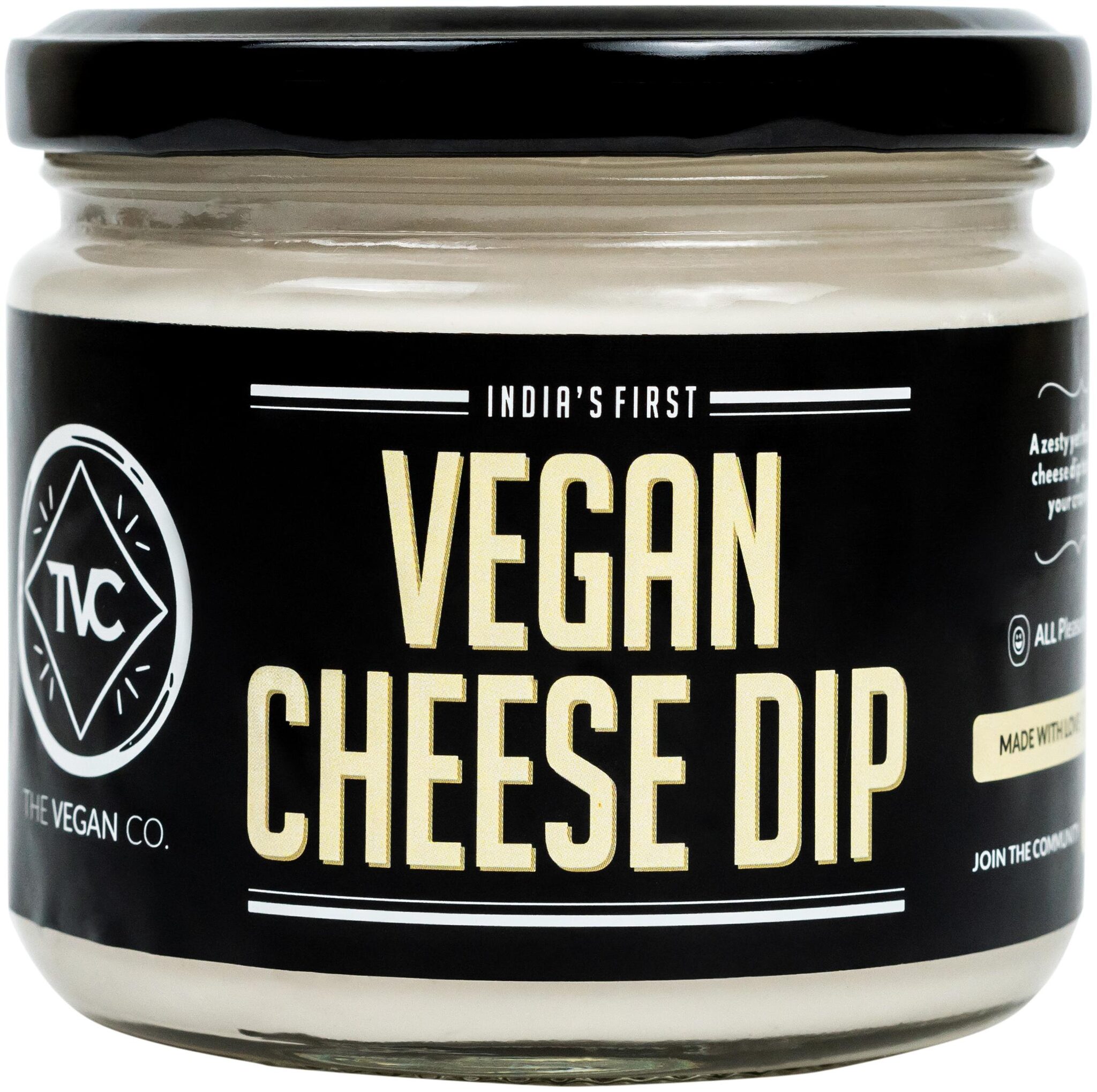 

The Vegan Co s India s First Vegan Cheese Dip (Glass Packaging Cholesterol Gluten and Lactose FREE)(275g)