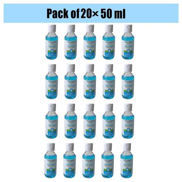 

Therawin Hand Sanitizer 50 ml (Pack of 20)
