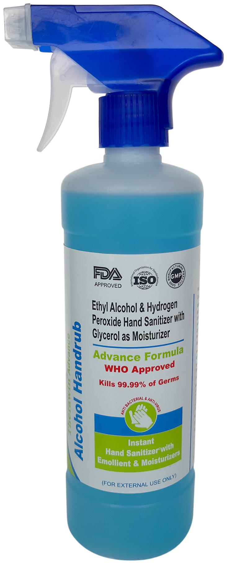 

Therawin Hand Sanitizer 500 ml (Pack of 1)