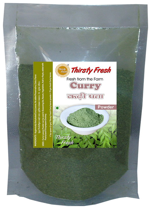 

Thirsty Fresh Curry Kadhi Patta Powder - Dehydrated 100 g each (Pack of 4)