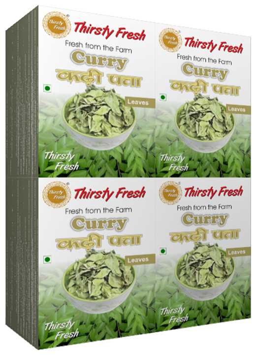 

Thirsty Fresh Kadhi Patta Curry Leaves - Dehydrated 50g (Pack Of 24)