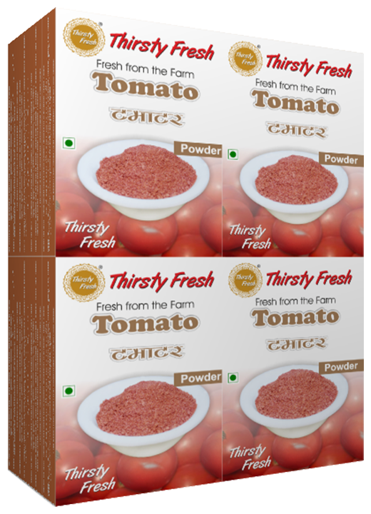 

Thirsty Fresh Tomato Powder - Dehydrated 100g (Pack Of 16)