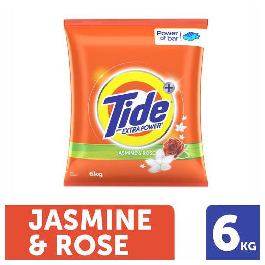 

Tide Plus Detergent Washing Powder - Extra Power Jasmine Rose 6 kg