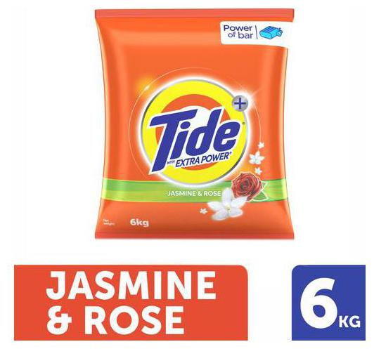 

Tide Plus Detergent Washing Powder - Extra Power Jasmine Rose 6 kg