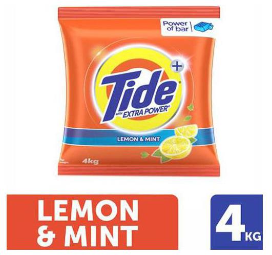 

Tide Plus Detergent Washing Powder - Extra Power Lemon Mint 4 kg