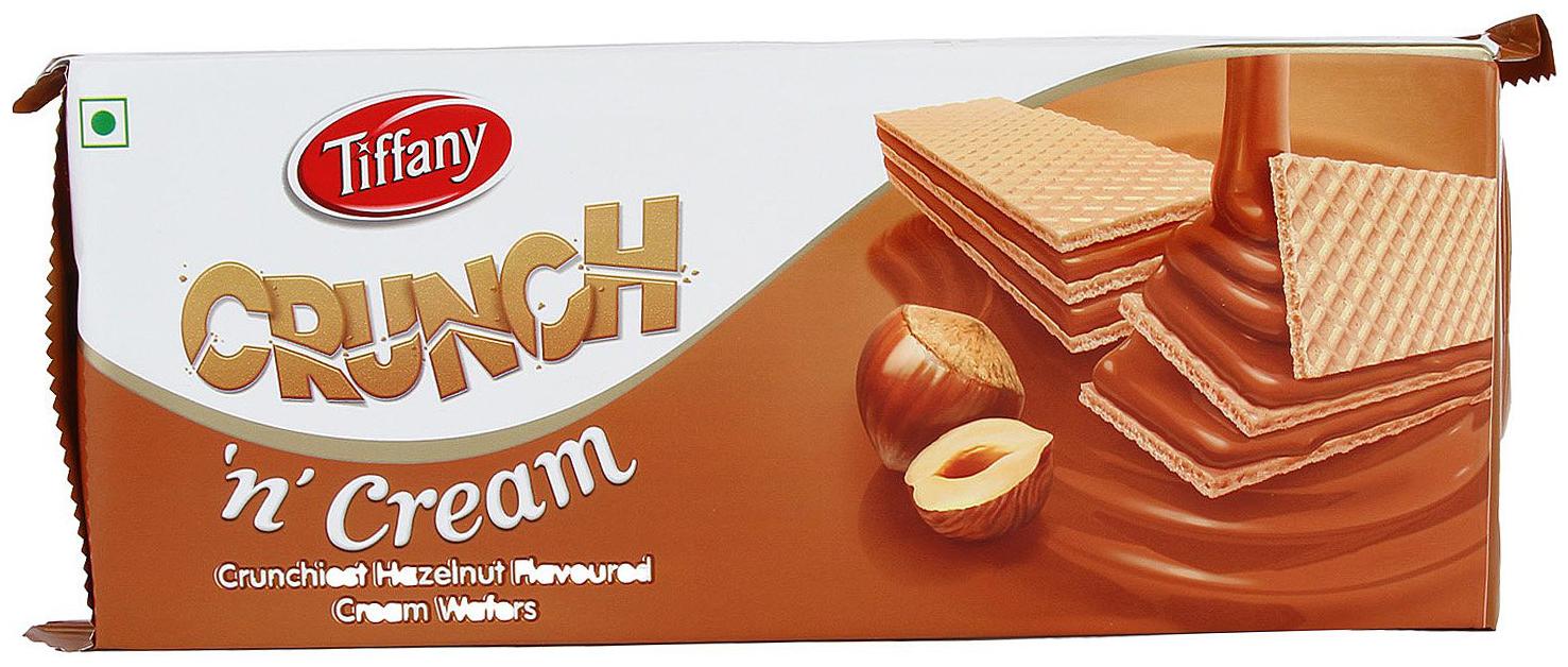 

Tiffany Crunch n Cream Crunchiest Cream Wafers - Hazelnut Flavored 150 g