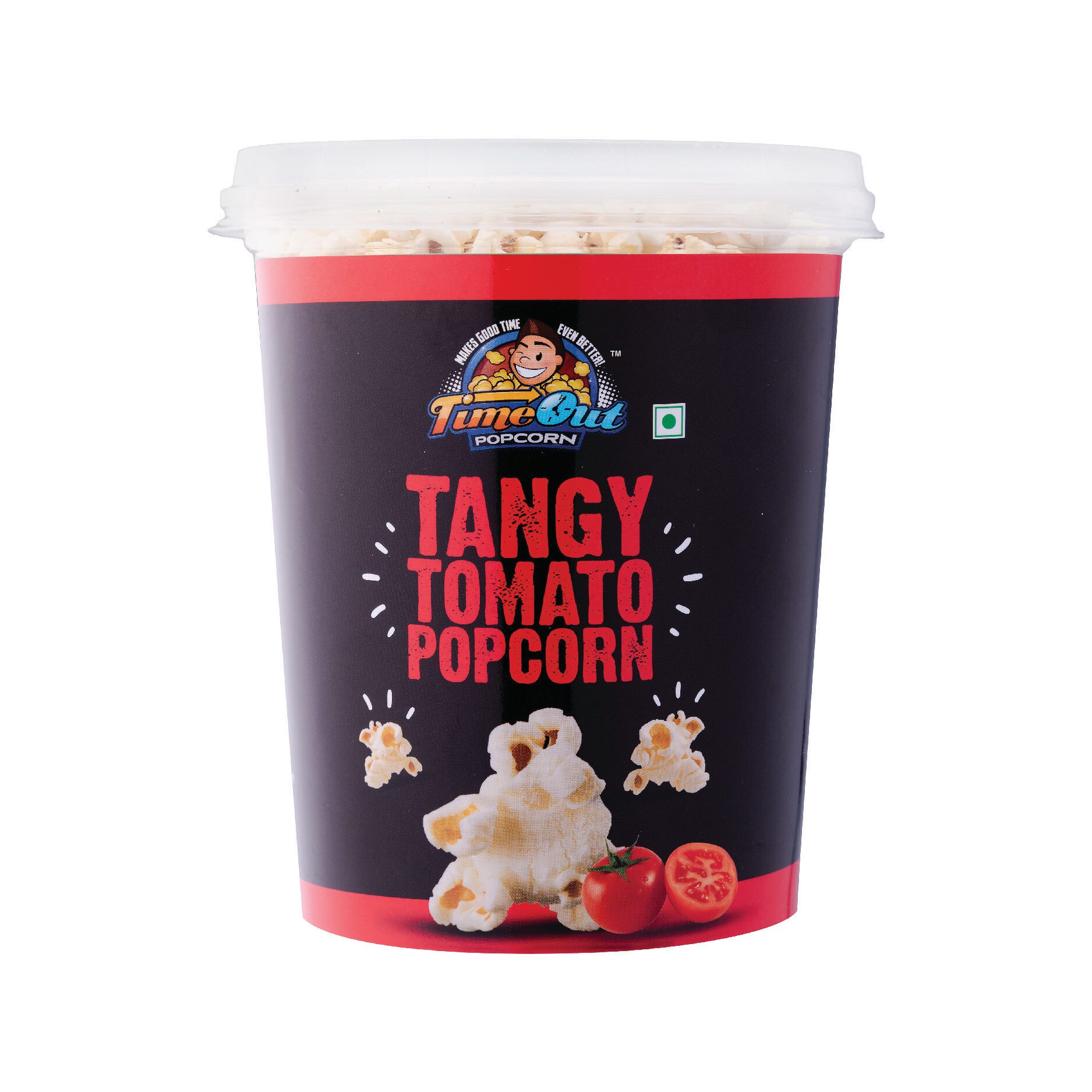 

Time Out Tangy Tomato Flavored Popcorn 35g (Pack of 4)