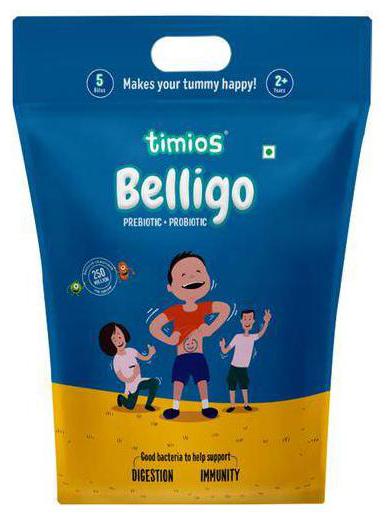

Timios Belligo - Probiotics Prebiotics Bites 2 Years 60 g