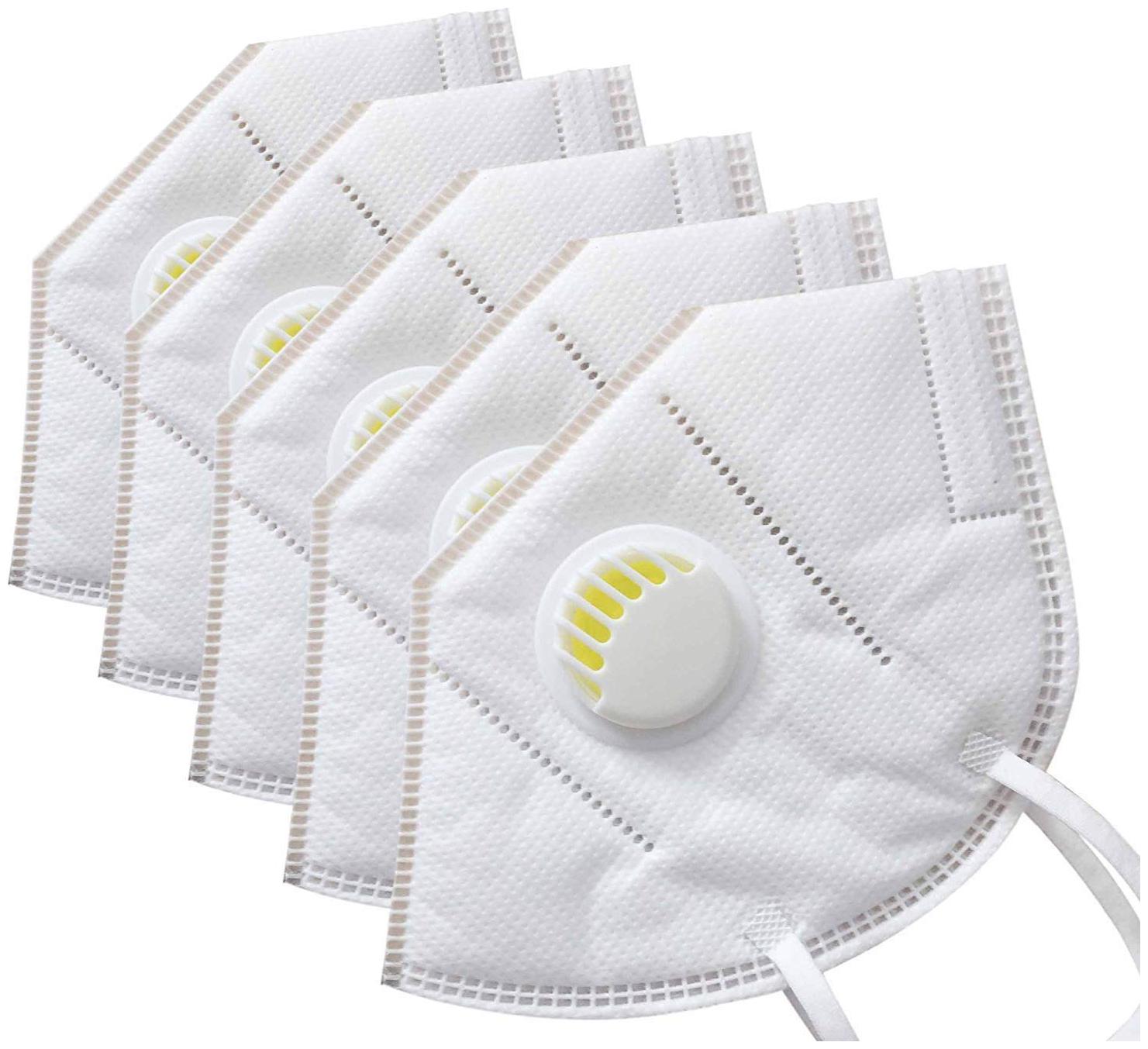 

TISWAQ Anti Pollution Nonwoven KN95 Mask ( Pack of 5 )