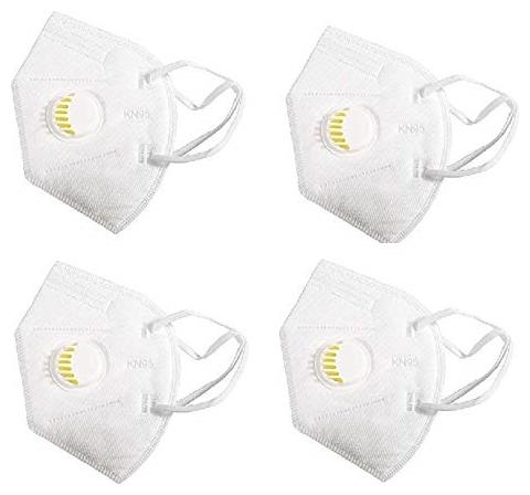 

TISWAQ Anti Pollution Activate KN95 Nonwoven Face Mask(Pack of 4)