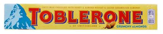 

Toblerone Crunchy Almond Chocolate 100 g