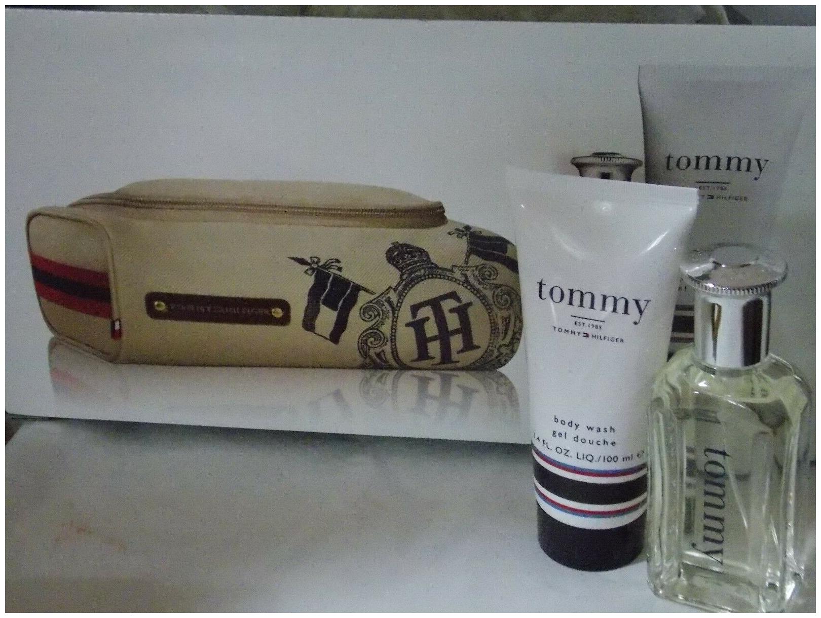 

Tommy Hilfiger Cologne Spray Men 1 7fl oz Body Wash 3 4 oz Travel Case Gift Set