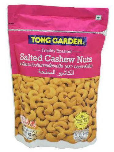 

Tong Garden Freshly Roasted Cashew Nuts - Salted 400g