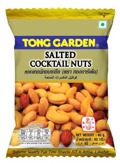 

Tong Garden Cocktail Nuts 40 g