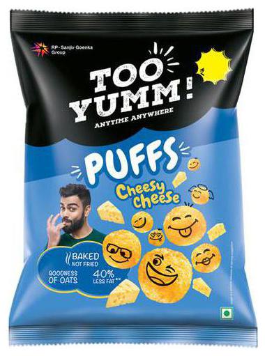 

Too Yumm Cheesy Cheese Puffs 44 g