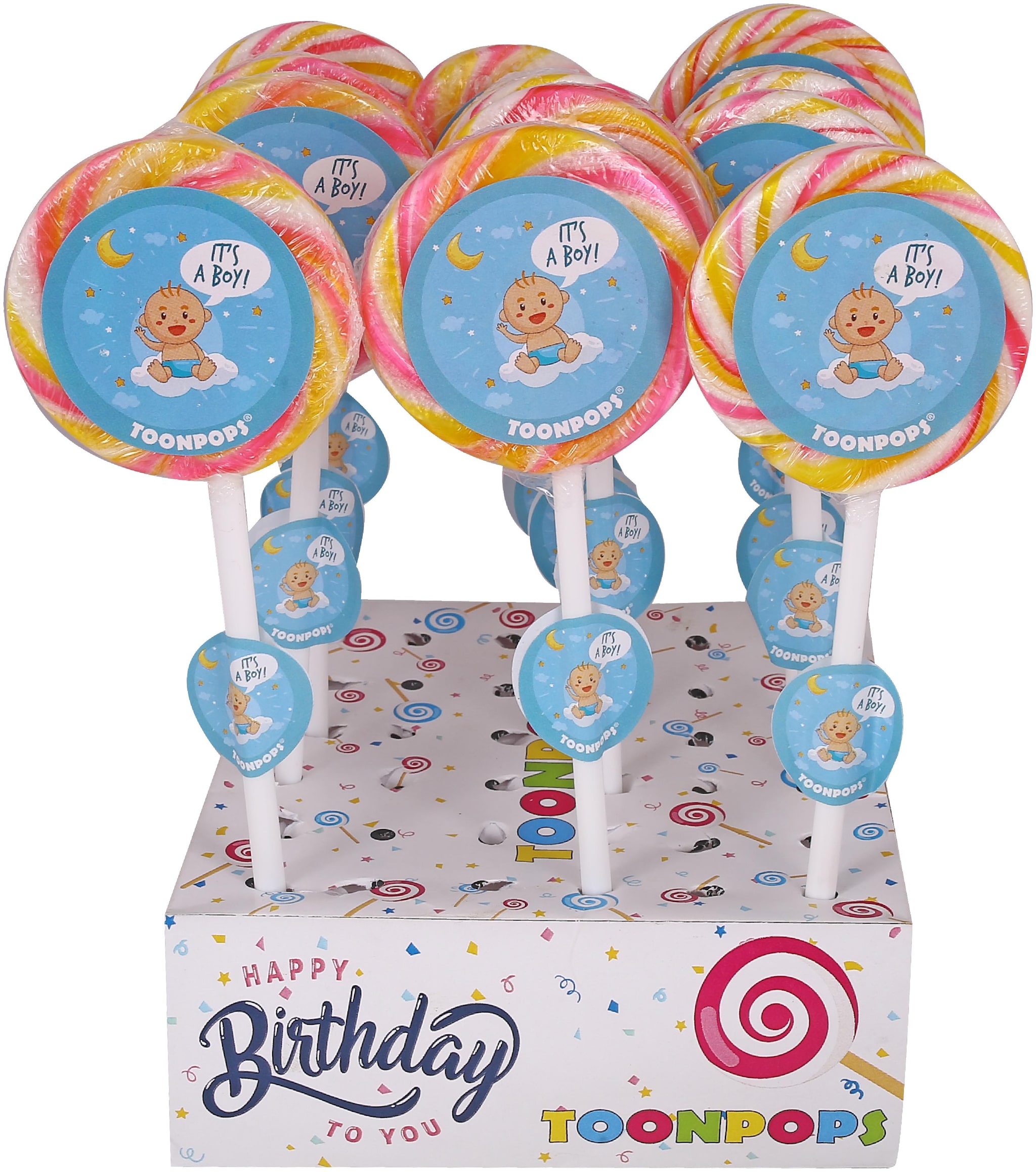 

TOON POPS Swirl Lollipops New Born Collection ( 1 5kg )