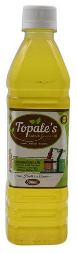 

Topale s Organic Groundnut Oil - Cold Pressed Lakadi Ghana 500 ml