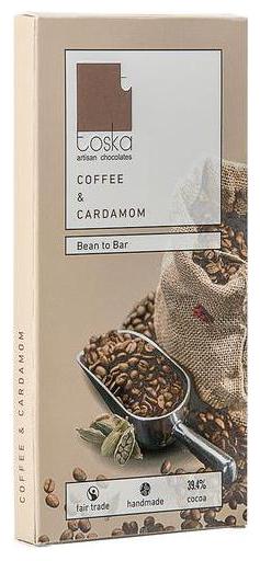 

Toska Chocolates Coffee Cardamom Milk Chocolate 70 g