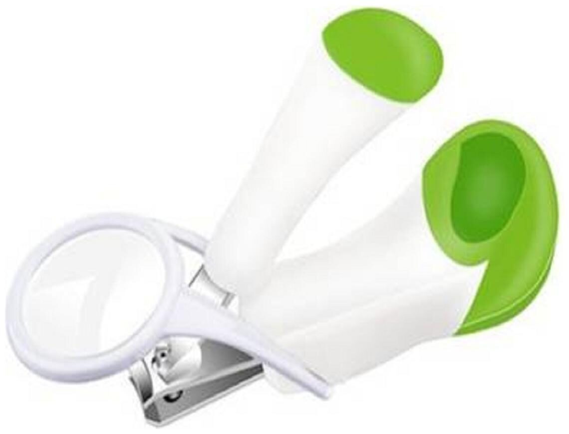 

Toys Factory Deluxe Nail Clipper with 4x Magnifier Baby Nail Clipper cutter with Magnifying Glass Perfect for Tiny Nails - Pack of 1