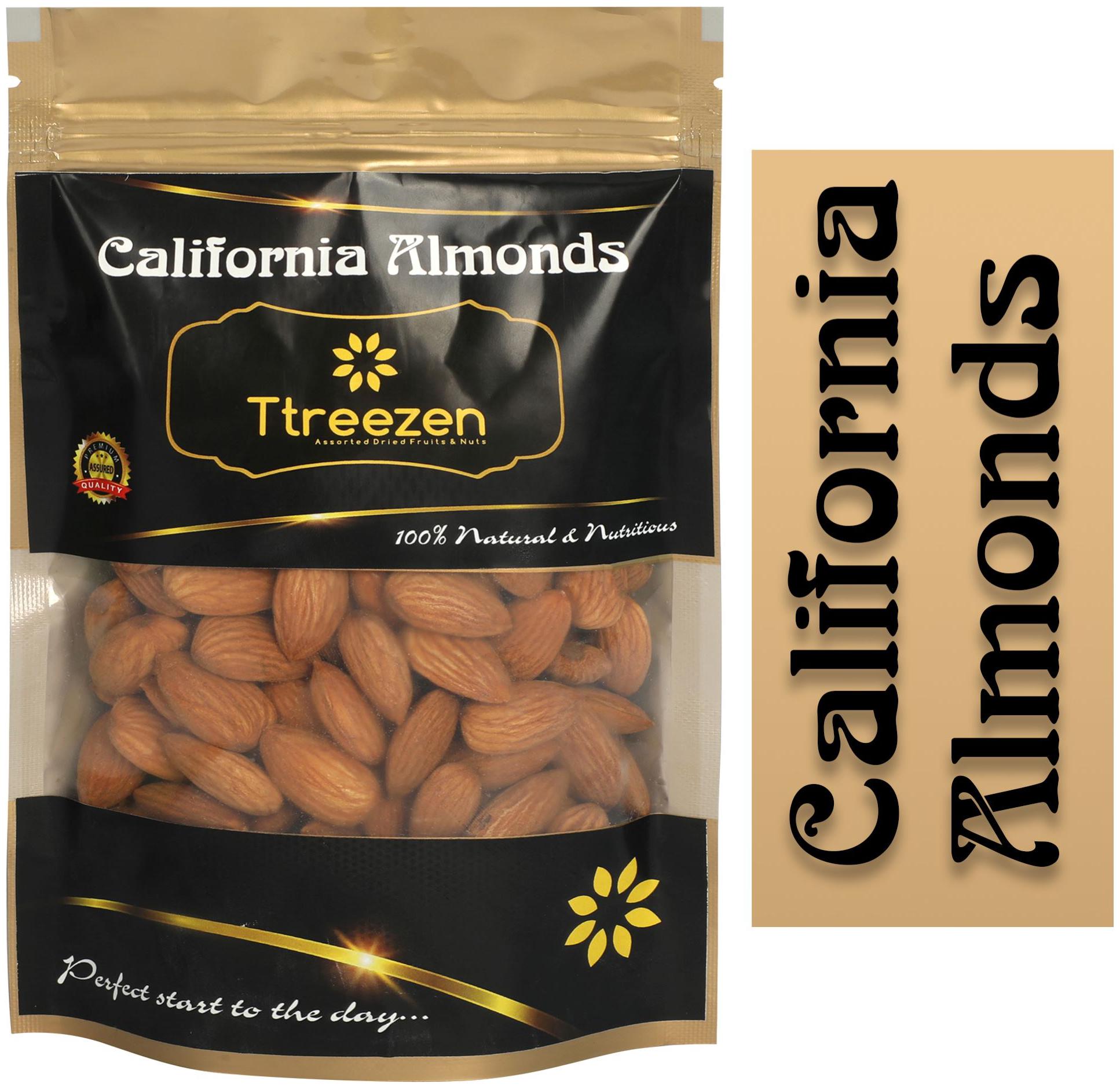 

Ttreezen 100 Natural Premium Californian Almonds 450g (Pack Of 1)