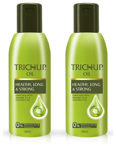 

Trichup Healthy Long And Strong Hair Oil 200 ml (Pack Of 2)