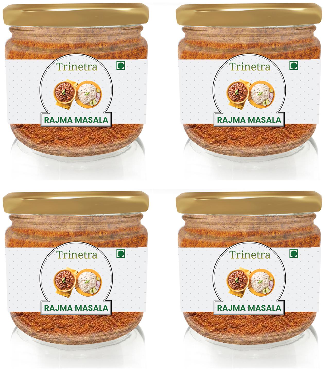 

Trinetra Best Quality Rajma Masala (Glass Jar Pack)-100g (Pack Of 4)