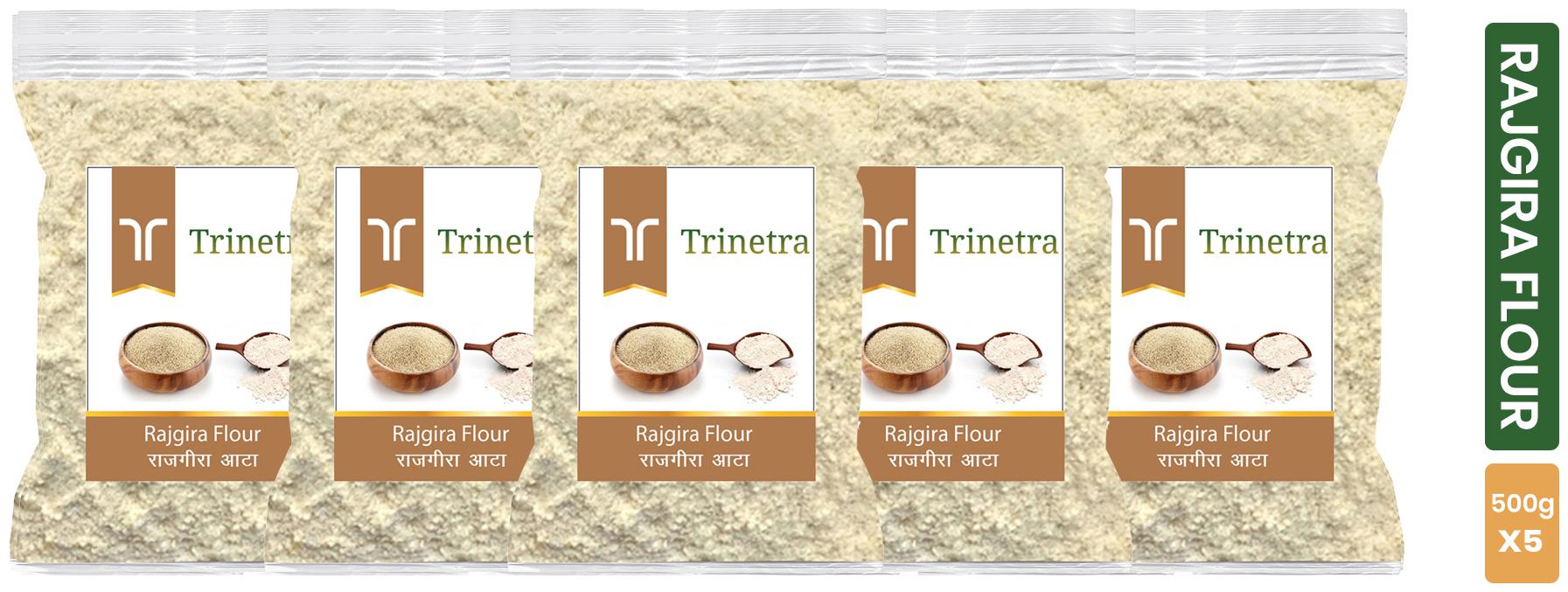 

Trinetra Best Quality Rajgira Flour Rajgira Atta 500 g ( Pack of 5 )