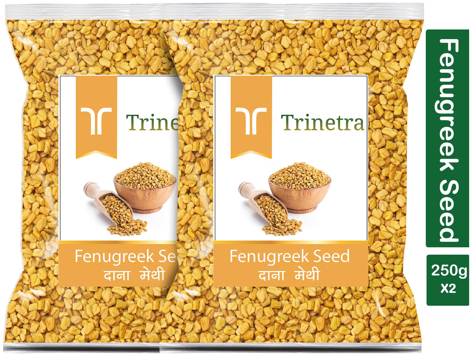 

Trinetra Best Quality Dana Methi (Fenugreek Seeds)-250g (Pack Of 2)