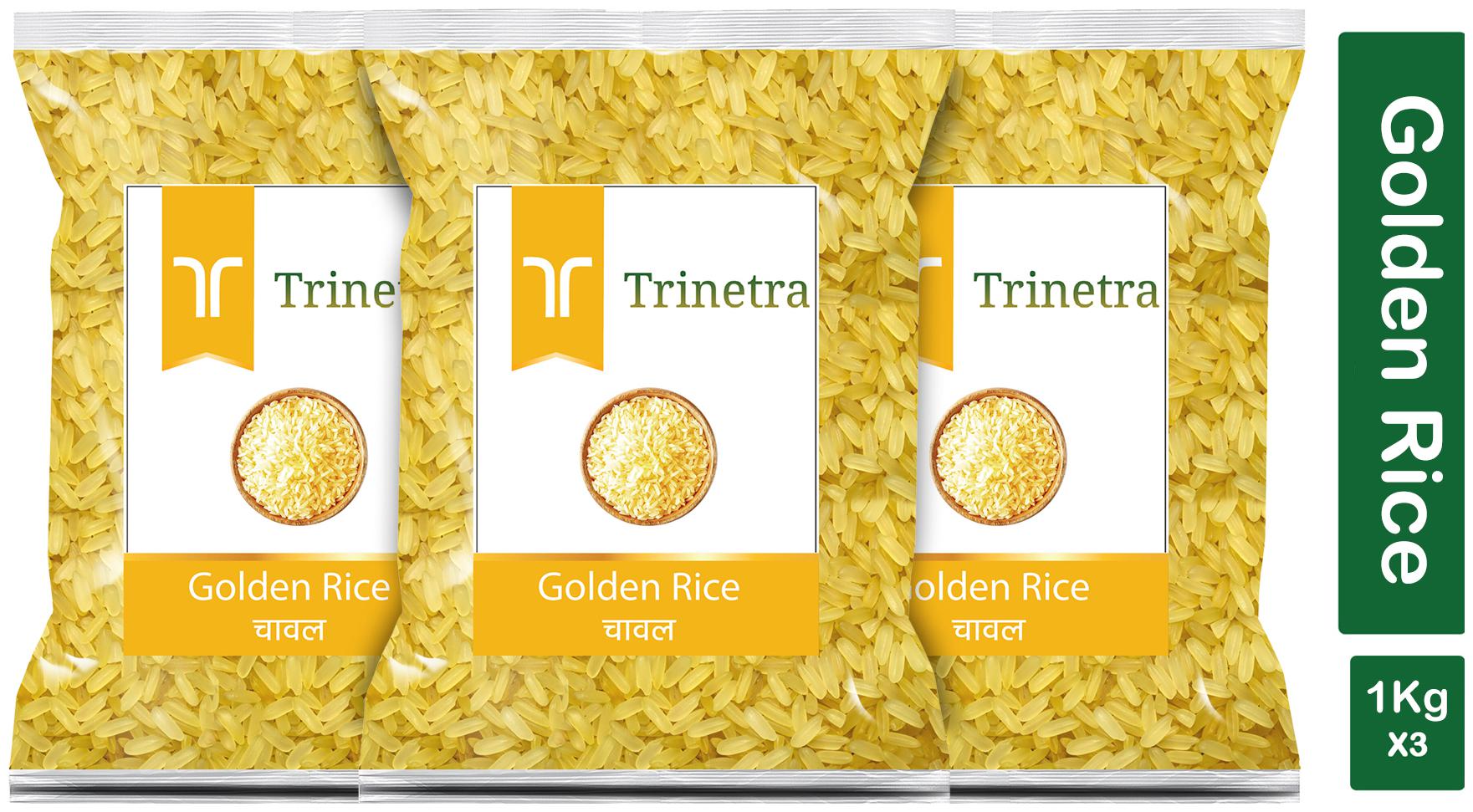 

Trinetra Best Quality Golden Rice-1Kg (Pack Of 3)