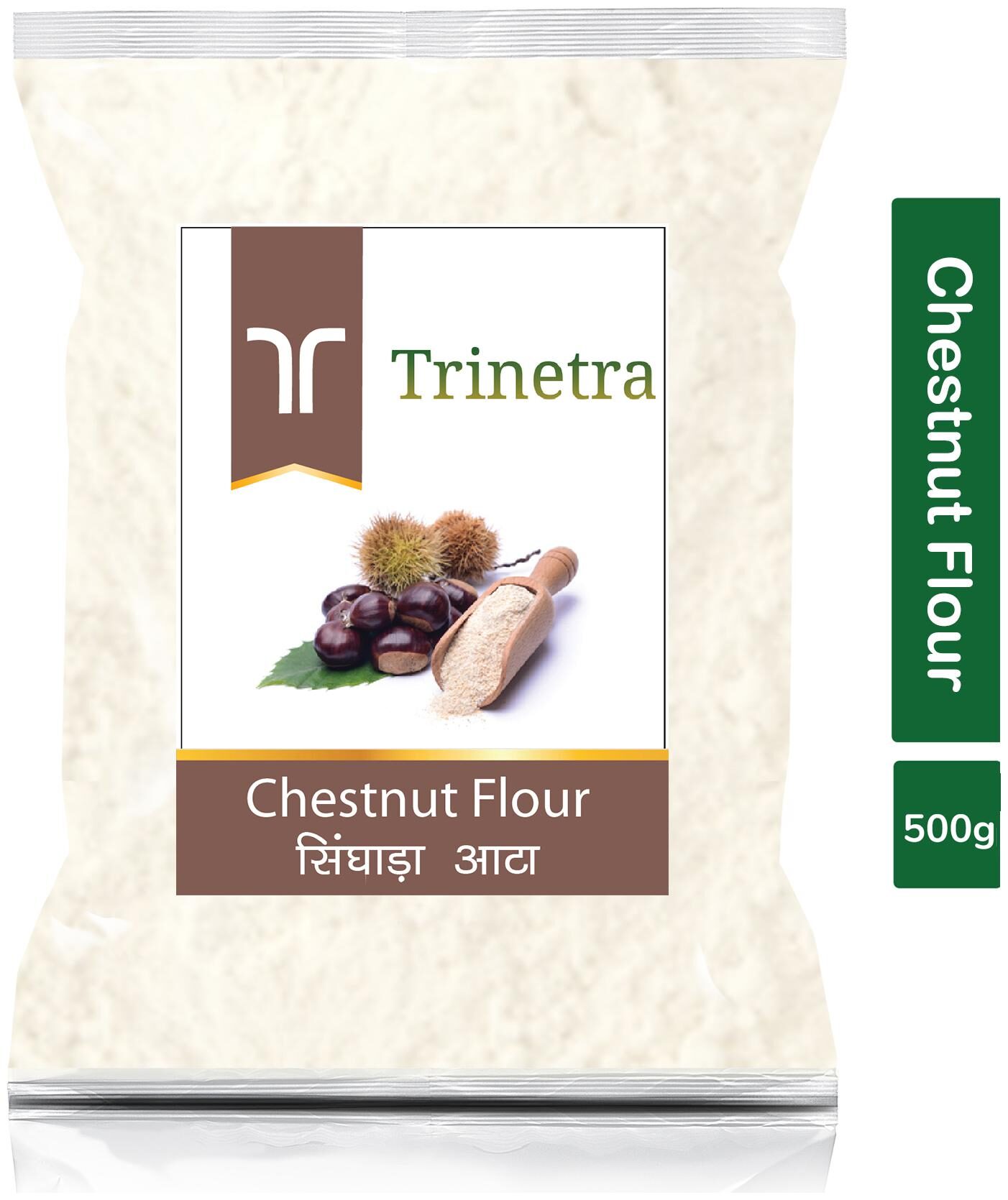 

Trinetra Best Quality Singhara Atta (Chestnut Flour)-500g (Pack Of 1)