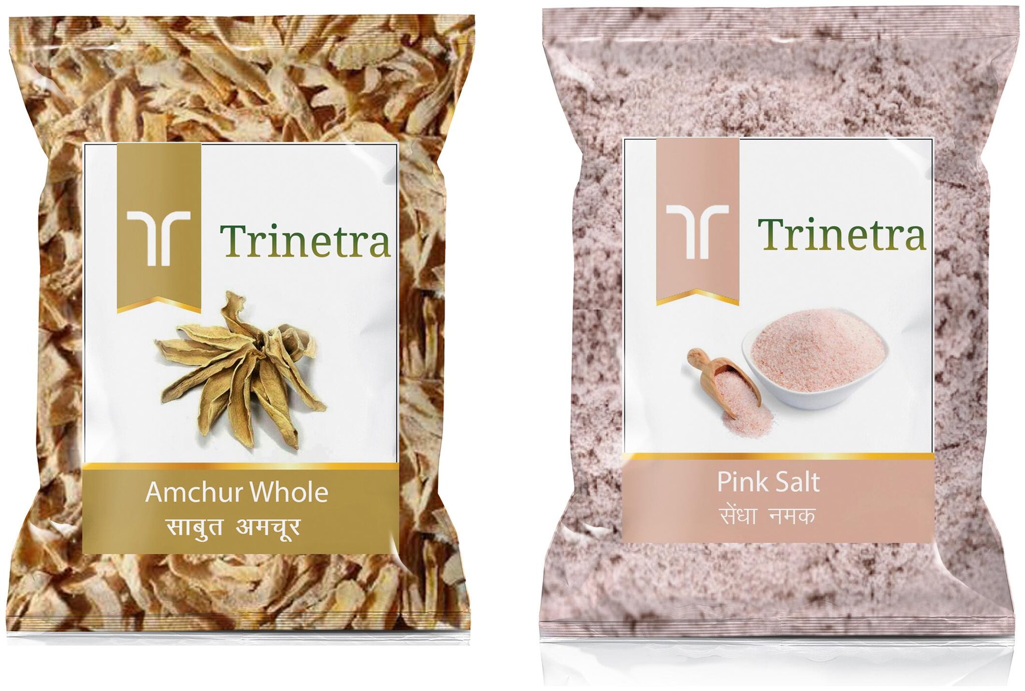 

Trinetra Best Quality Amchur Sabut 100g Pink Salt 1kg