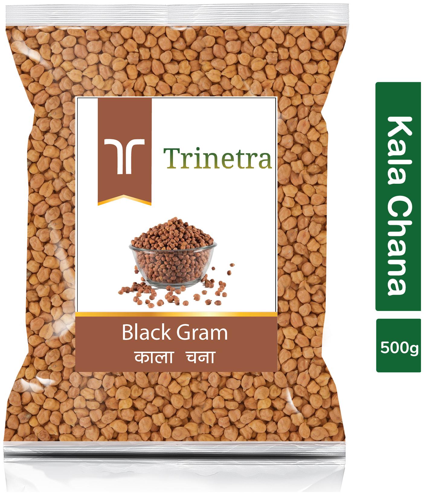

Trinetra Best Quality Kala Chana Sabut (Brown Chickpeas Whole)-500g (Pack Of 1)