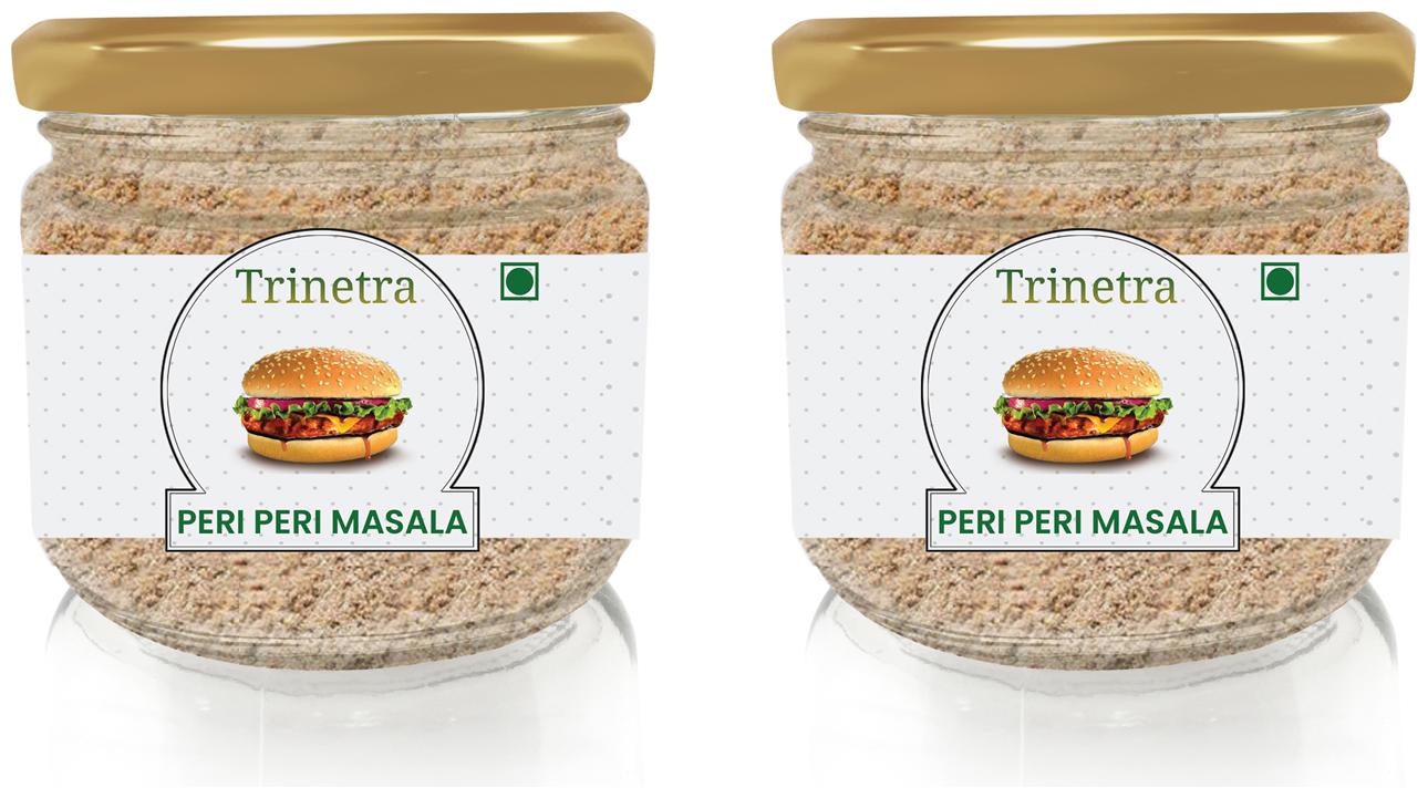 

Trinetra Best Quality Perri Perri Masala (Glass Jar Pack)-100g (Pack Of 2)