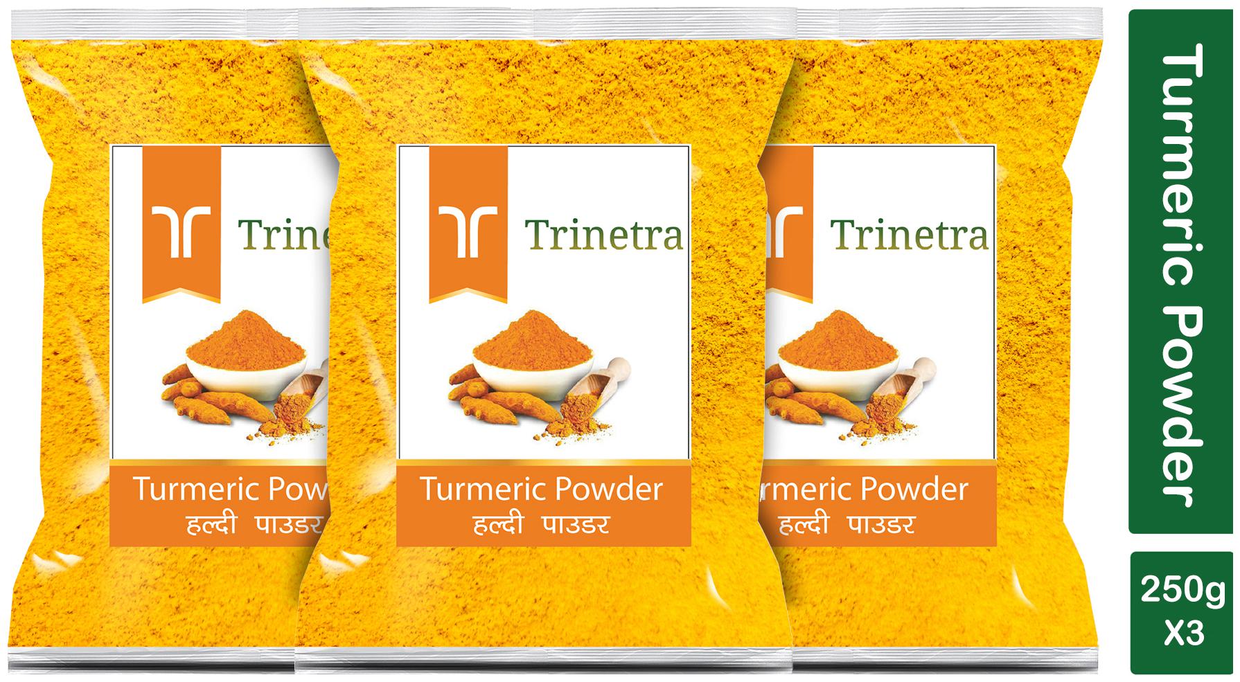 

Trinetra Best Quality Haldi Powder (Turmeric)-250g (Pack Of 3)
