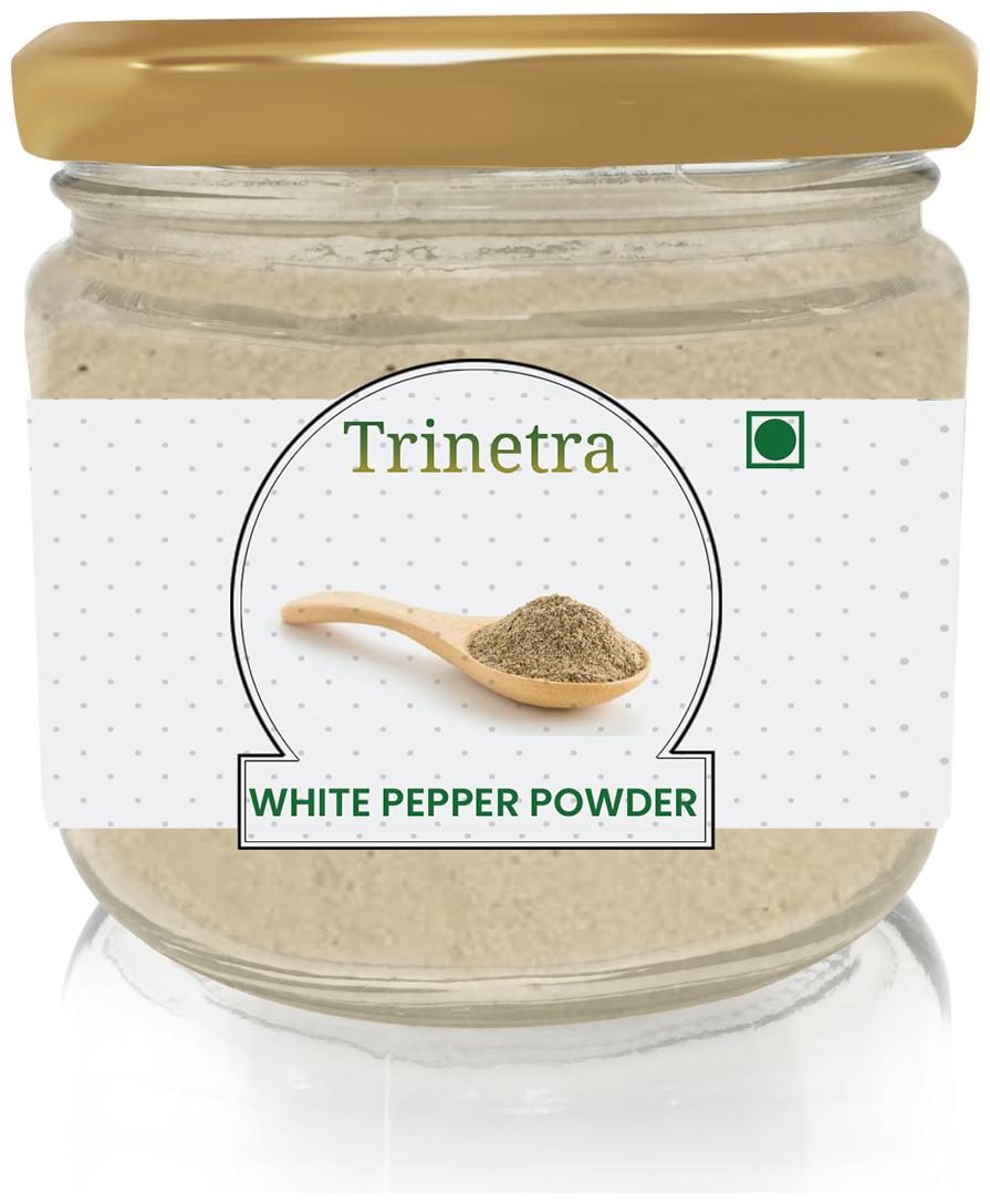

Trinetra Best Quality White Pepper Powder (Glass Jar Pack)-100g (Pack Of 1)