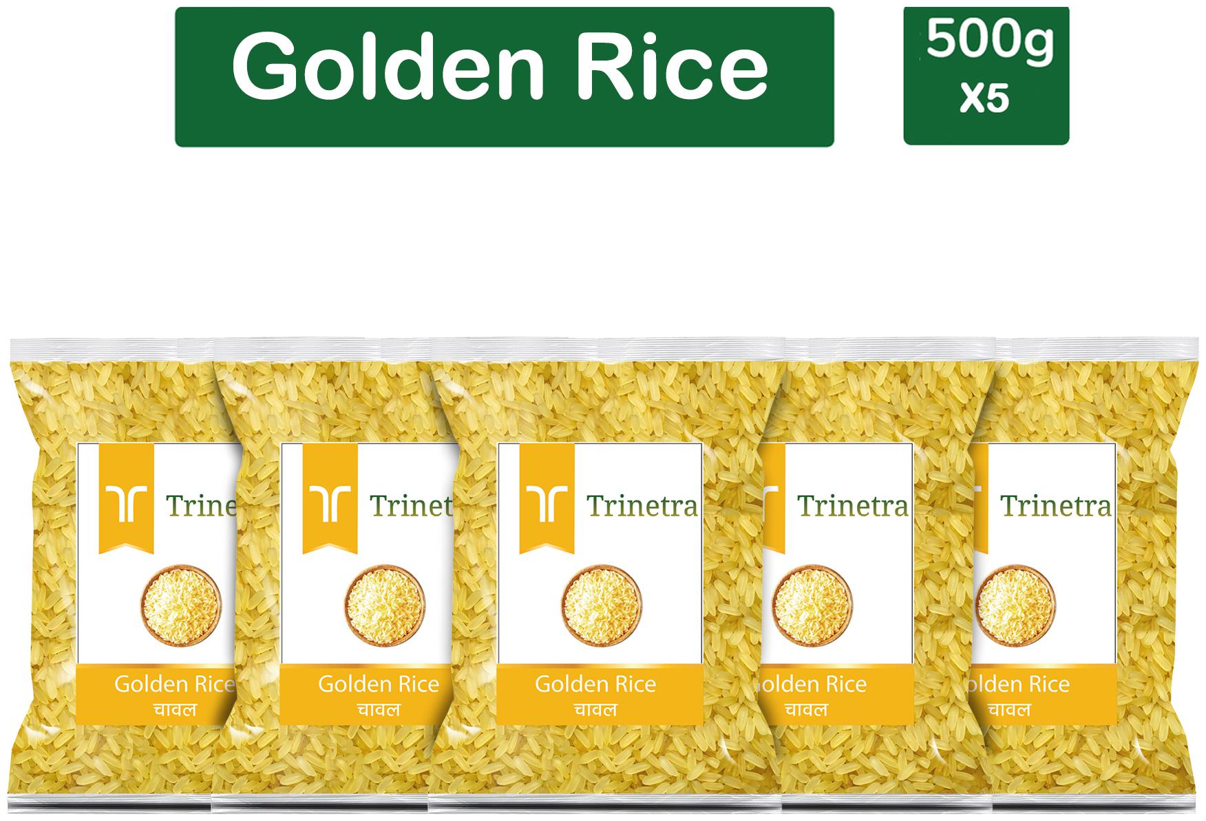 

Trinetra Best Quality Golden Rice-500g (Pack Of 5)