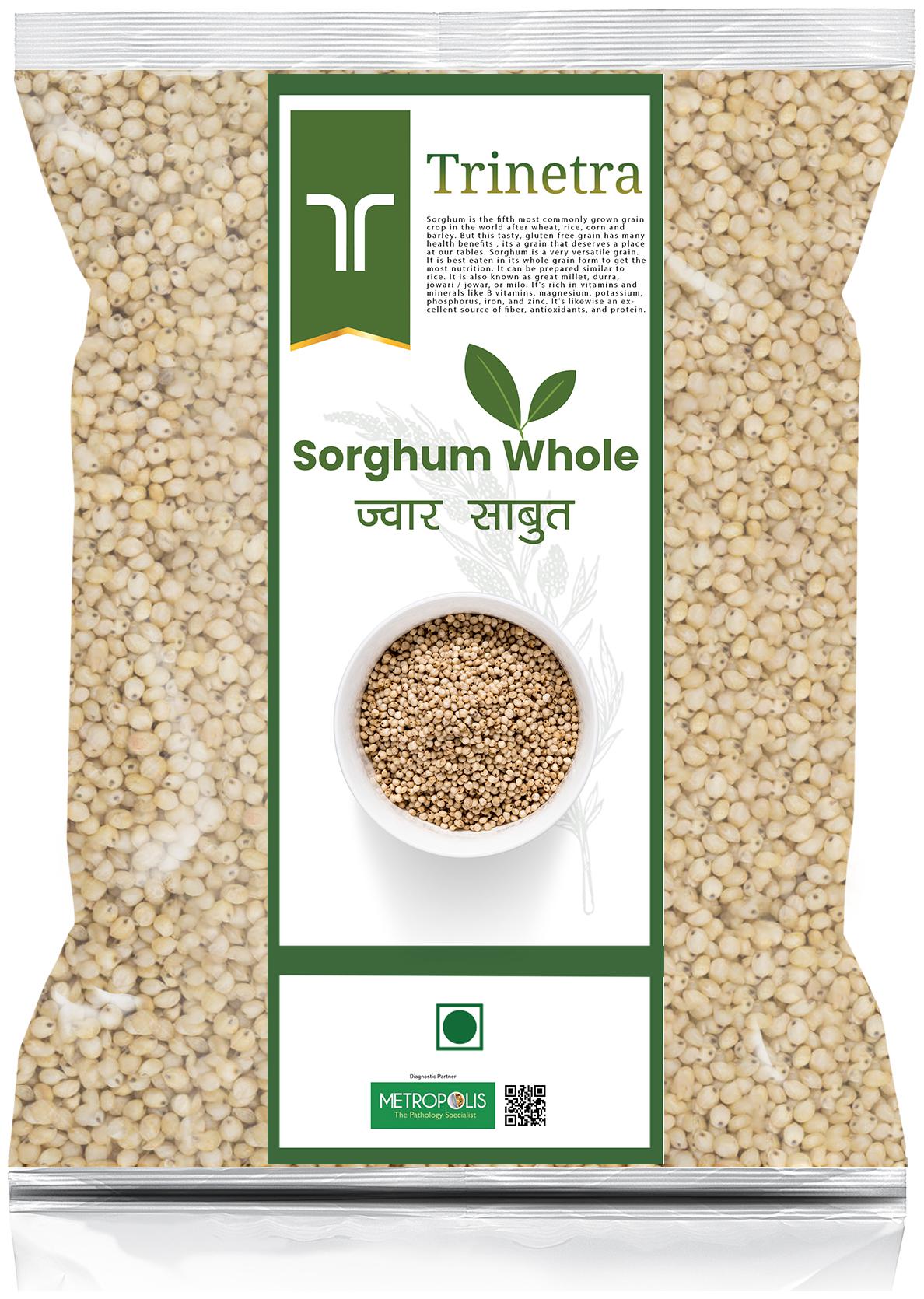

Trinetra Best Quality Jowar Sabut (Sorghum Whole Grain) 3 kg (Pack Of 1)