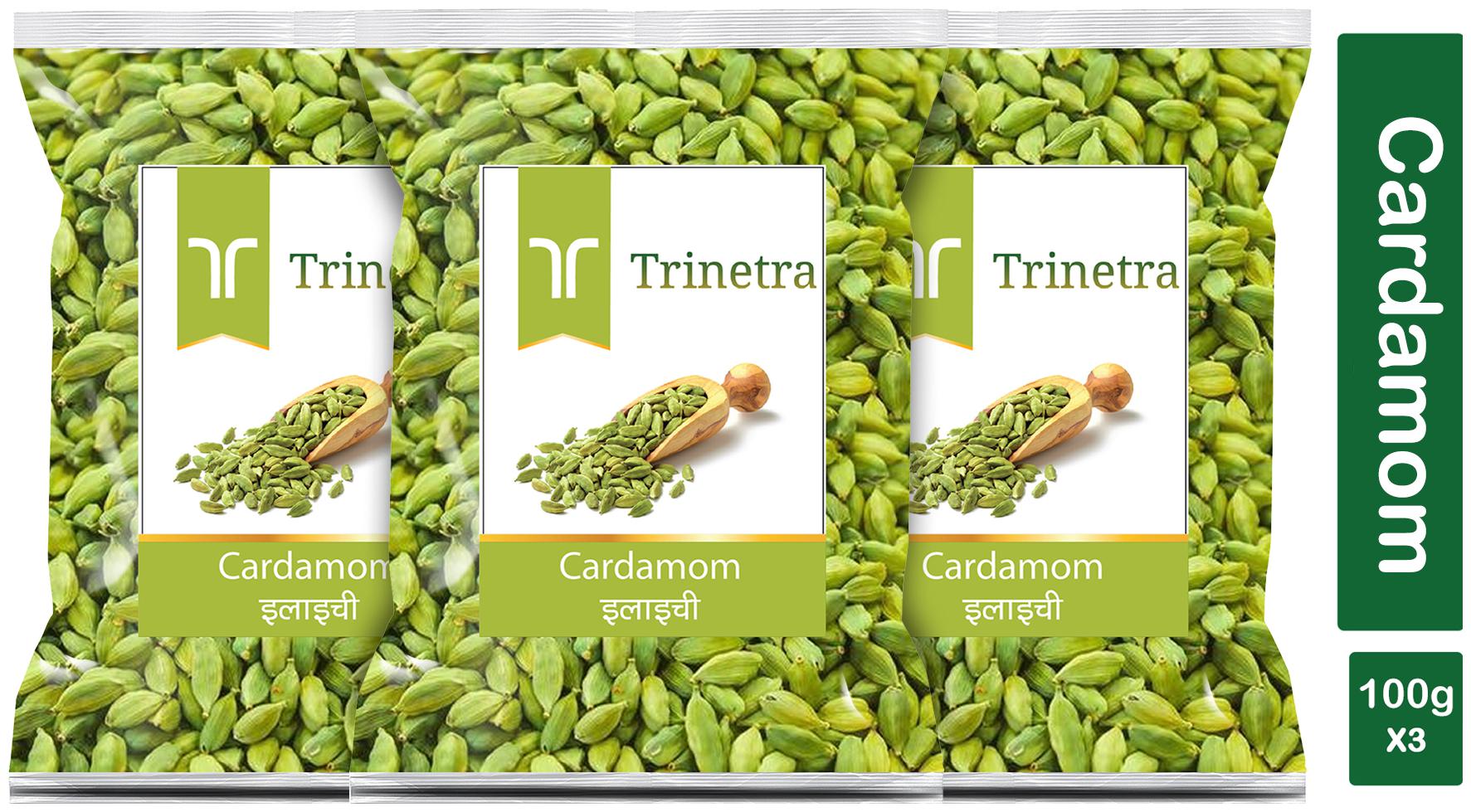 

Trinetra Best Quality Choti Elaichi (Green Cardamom)-100g (Pack Of 3)