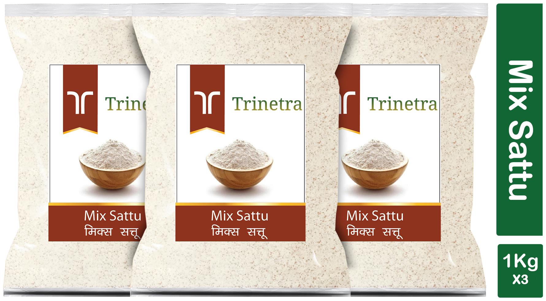 

Trinetra Best Quality Mix Sattu 1kg (Pack Of 3)