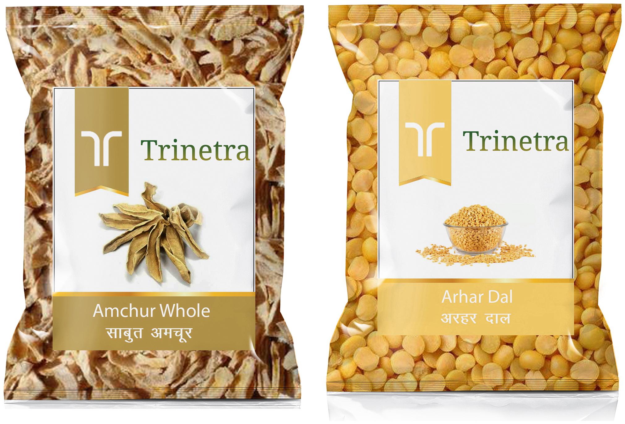 

Trinetra Best Quality Amchur Sabut 100g Arhar Dal 500g